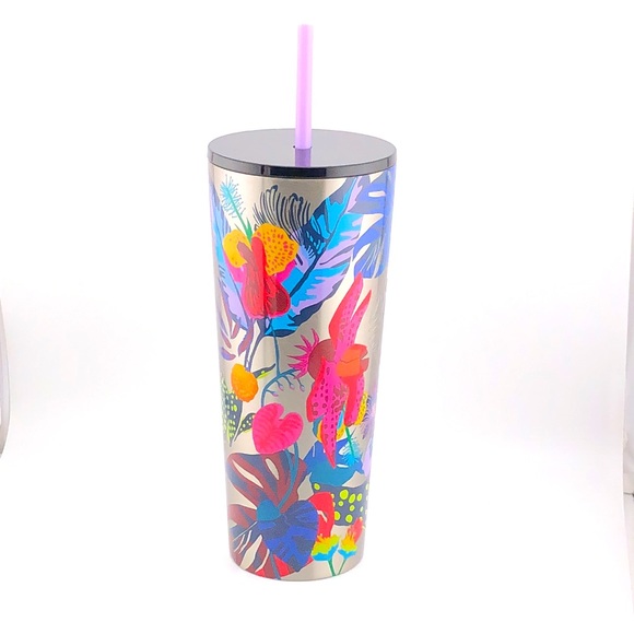 Starbucks Summer Immersive Florals 2023 Stainless Steel Tumbler 24oz - Picture 7 of 9